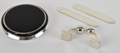 Lot 1268 - ADIE BROTHERS; a George V hallmarked silver...