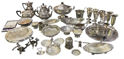 Lot 1230 - A large quantity of silver plated items...