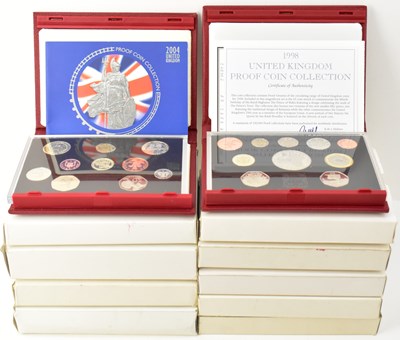 Lot 1606 - THE ROYAL MINT; eleven United Kingdom Proof...
