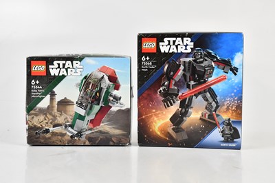 Lot 28 - LEGO; two Star Wars sets comprising Darth...