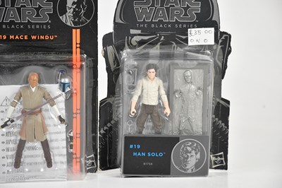 Lot 22 - STAR WARS; five Hasbro Star Wars Black Series...