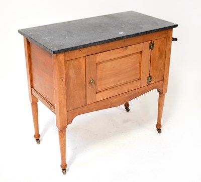 Lot 13 - An early 20th century pine marble top...