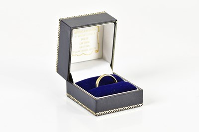 Lot 1481 - A 9ct yellow gold wedding band, size Q, approx...
