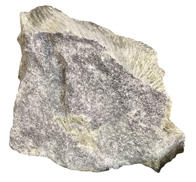 Lot 413 - An amethyst rock crystal section, approx 30 x...