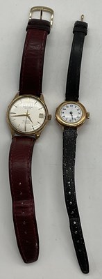 Lot 657 - EMPEROR; an automatic De Luxe gold plated and...