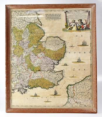 Lot 640 - P. MORTIER; an 18th century map of the...