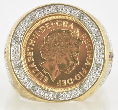 Lot 1376 - An Elizabeth II 2006 half sovereign, in 9ct...