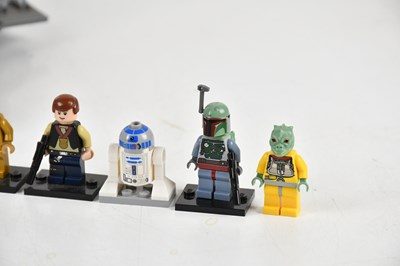 Lot 23 - STAR WARS; a Lego Star Wars Slave I ship,...