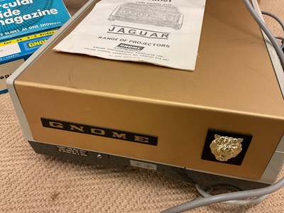 Lot 34 - Two vintage Gnome projectors together with a...
