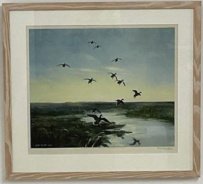 Lot 306 - PETER SCOTT; a signed limited edition coloured...