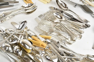 Lot 1 - A collection of assorted silver plate...
