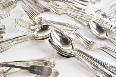 Lot 1 - A collection of assorted silver plate...