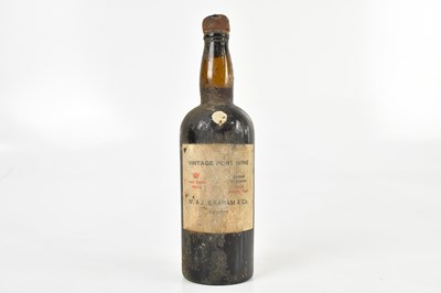 Lot 850 - PORT; a single bottle of vintage port wine,...