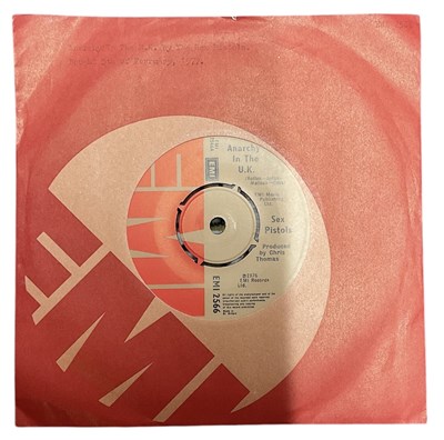 Lot 463 - SEX PISTOLS; a 45rpm single, 'Anarchy in the...