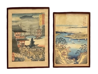 Lot 1148 - UNATTRIBUTED; a Japanese woodblock print of a...
