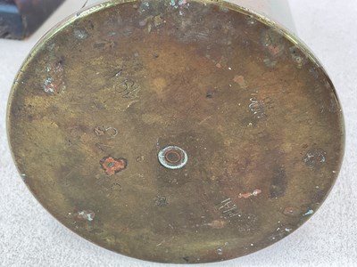 Lot 65 - A pair of German trench art artillery shells,...
