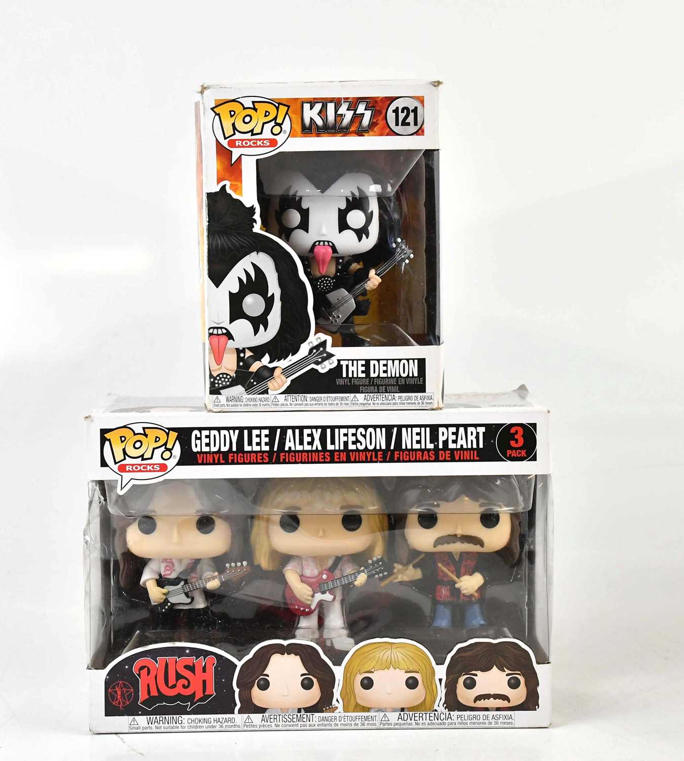 Lot 32 - FUNKO-POP!; two boxed Funko Pop Vinyl figures,...