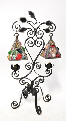 Lot 169 - PETER MARSH; a mid-20th century wrought iron...