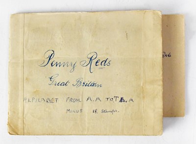 Lot 718 - A miniature stamp album containing over two...