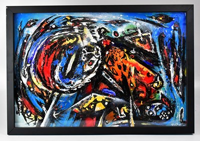 Lot 424 - DAVID WILDE (1913-1974); oil on board,...