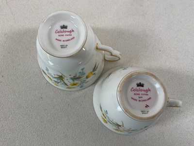 Lot 38 - Piquot ware tea set and tray, together with a...