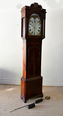 Lot 2482 - A 19th century eight day longcase clock, the...