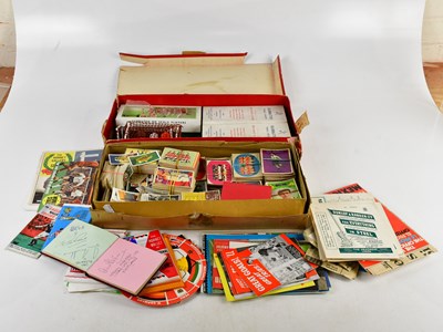 Lot 2882 - FOOTBALL INTEREST; a collection of programmes,...