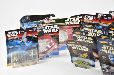 Lot 8 - STAR WARS; a collection of Hot Wheels and...