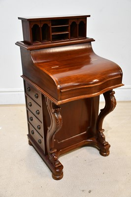 Lot 2458 - A reproduction mahogany concertina action...