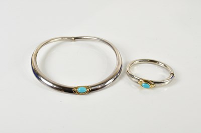 Lot 2076 - A 900 grade silver and 14ct gold mounted...