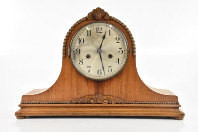 Lot 2500 - A modern mahogany cased Napoleon hat mantel...