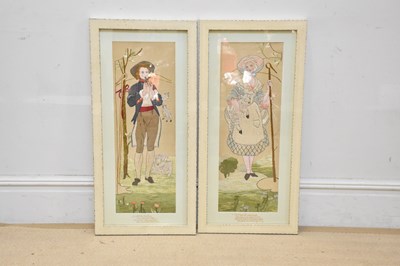 Lot 2608 - A pair of Arts and Crafts tapestries, 'Little...