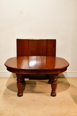 Lot 2314 - A Victorian mahogany extending dining table,...