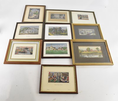 Lot 2610 - A collection of nine Macclesfield silks...