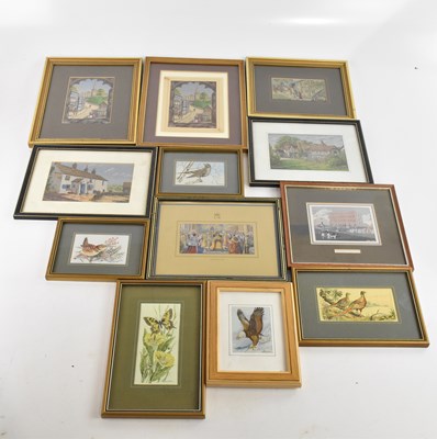 Lot 2611 - A collection of seven Macclesfield silks, with...