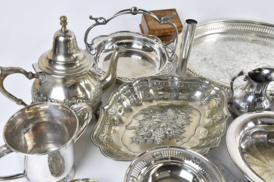Lot 24 - A collection of silver plated items including...