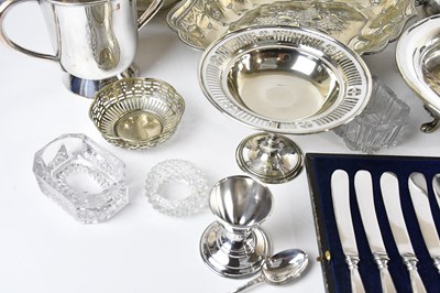 Lot 24 - A collection of silver plated items including...