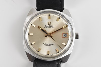 Lot 1839 - OMEGA; a gentleman's automatic Seamaster...