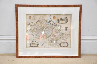 Lot 2916 - JOAN BLAEU; a 17th century map of England and...
