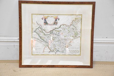 Lot 2918 - ROBERT MORDEN; a 17th century map of Chester,...