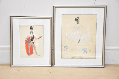 Lot 3028 - ZINKEISEN; a pair of watercolours of theatre...