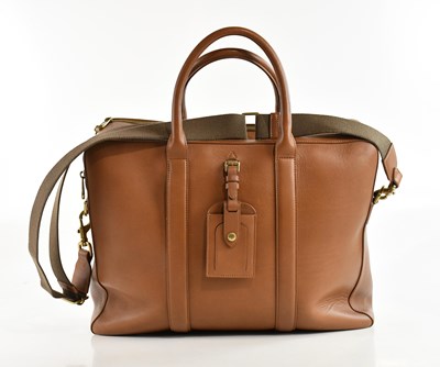 Lot 2023 - MULBERRY; a micrograin dark tan calfskin...