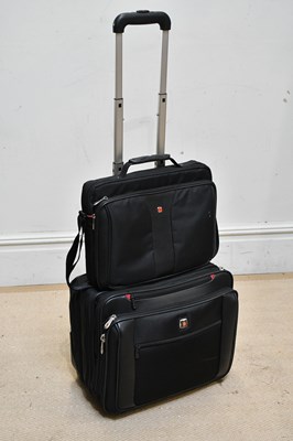 Lot 709 - WENGER; a black nylon Grande 17" laptop...