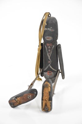 Lot 2569 - An American Folk Art articulated figure, with...