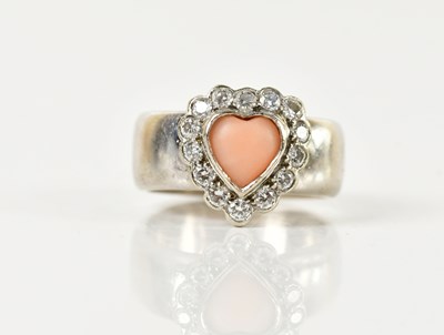 Lot 1286 - ROB SMITH FOR DAVID MORRIS; an 18ct white gold...
