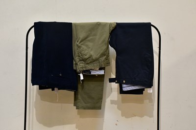 Lot 2011 - RALPH LAUREN; a pair of navy blue jeans, 38/32,...