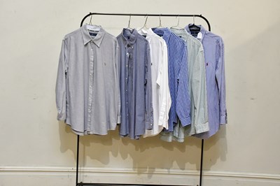 Lot 755 - RALPH LAUREN; six classic fit cotton shirts...