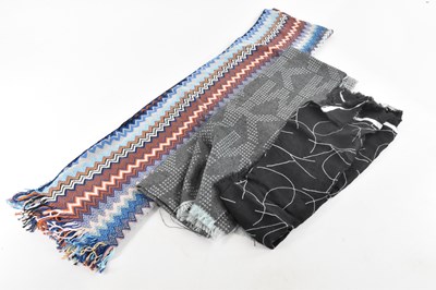 Lot 1940 - MISSONI; a blue, orange and turquoise...