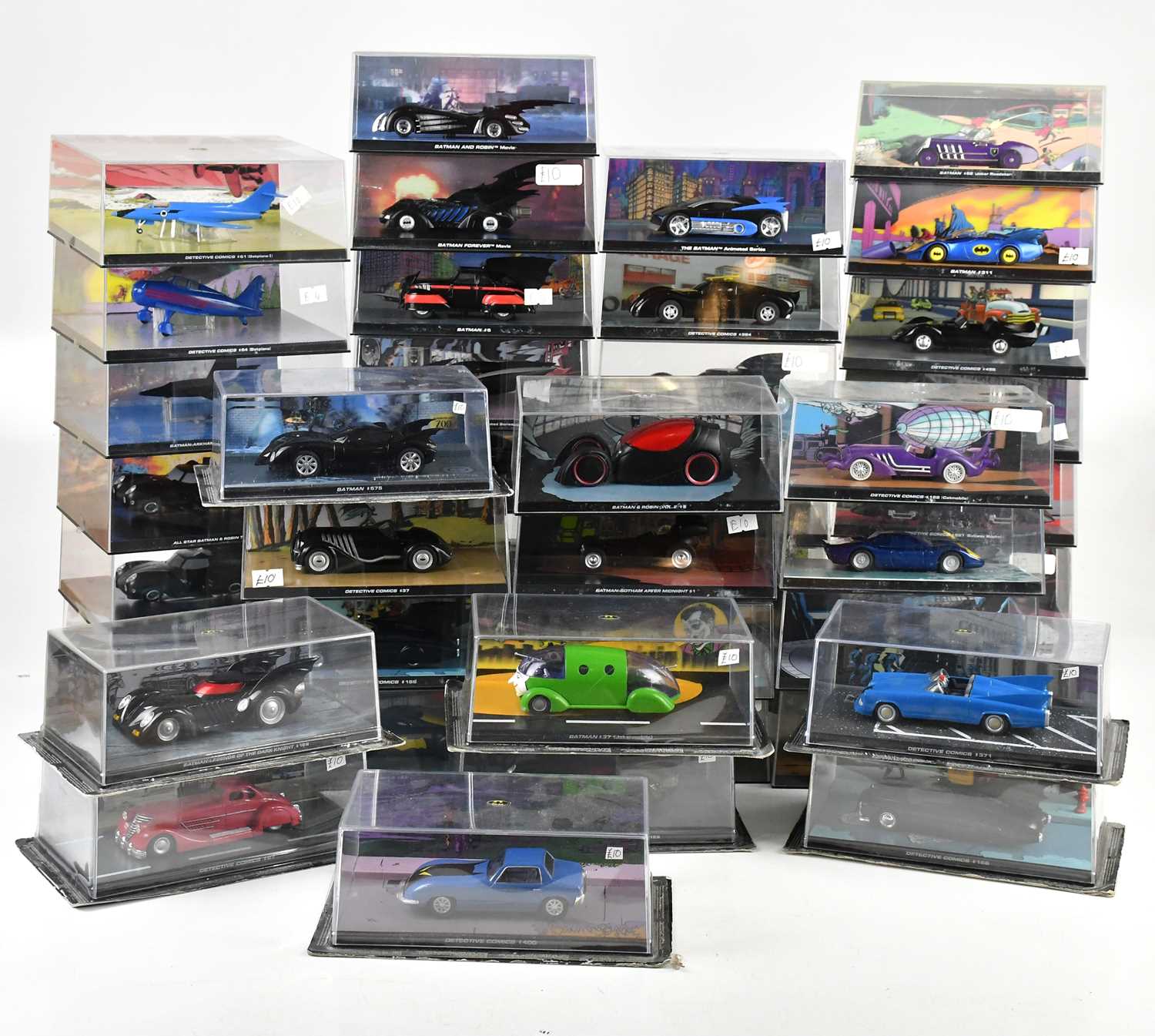 Lot 44 - BATMAN; a collection of die-cast vehicles,...