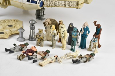 Lot 19 - STAR WARS; a Millennium Falcon model ship,...
